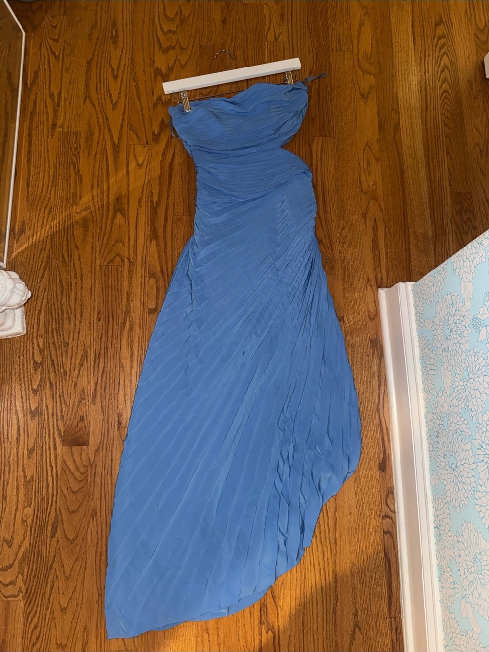 ALC Andie Pleated Cut Out Maxi Dress